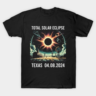 total solar eclipse on April 8th 2024 T-Shirt